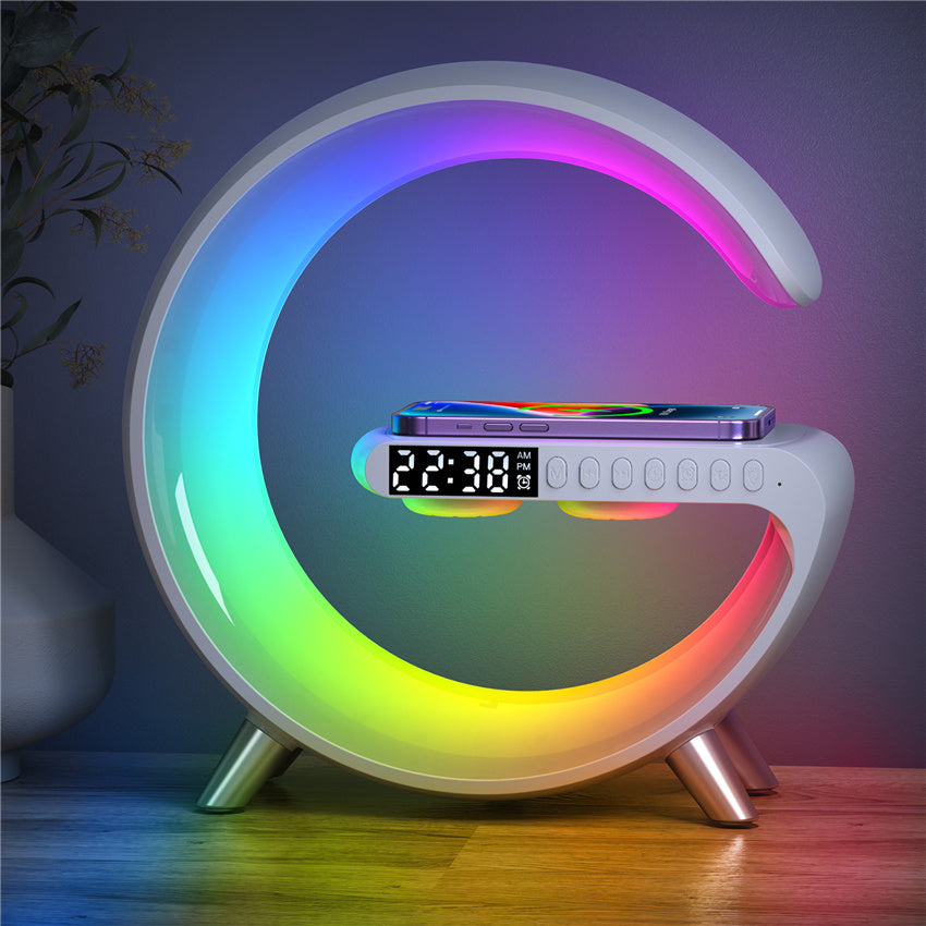 Home Accents™ Atmosphere Lamp-Bluetooth Speaker-Wireless Charger